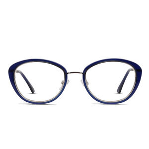 AMELIA E. 35-002777 RX CLEAR BLUE EYEGLASSES SUNGLASSES FRAMES 51-20